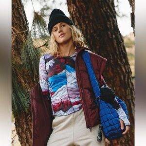 Free People Right on Run Long Sleeve Layer NWT